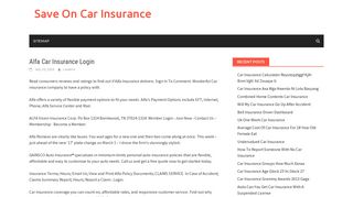 Alfa Car Insurance Login – Save On Car Insurance