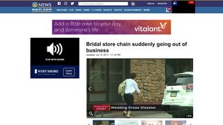 ALFRED ANGELO: Bridal store chain suddenly going out of business ...