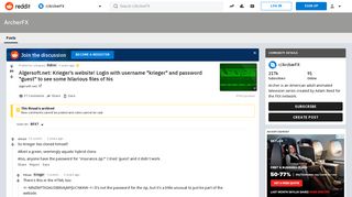 Algersoft.net: Krieger's website! Login with username 
