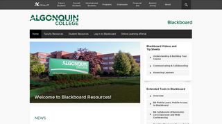 Blackboard - Algonquin College