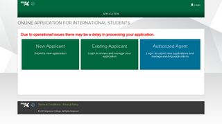 online application for international students - myAC