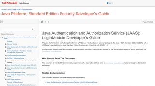 Java Authentication and Authorization Service (JAAS): LoginModule ...