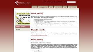 Online Banking - Alhambra Credit Union