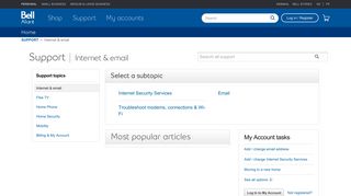 Internet & email - Support - Bell Aliant