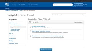 Use my Bell Aliant Webmail - Support - Bell Aliant