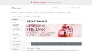 Virgin Australia's Airport Lounges | Virgin Australia