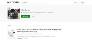 Alice Bertini | Università di Pisa - Academia.edu