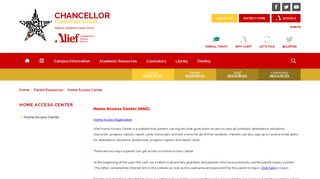 Home Access Center - Alief ISD