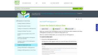 Creating the Default Admin User for USM Appliance - AlienVault