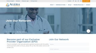 Join Our Network - Aliera Healthcare