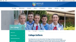College Uniform – MacKillop Catholic College