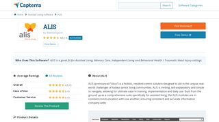 ALIS Reviews and Pricing - 2019 - Capterra
