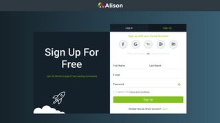 Sign Up for Free Online Courses | Alison