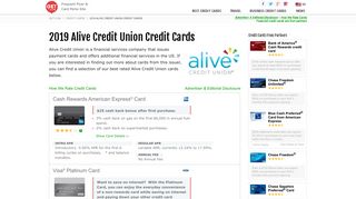 2019 Alive Credit Union Credit Cards - GET.com
