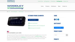 Woodley Equipment: Veterinary iPhone ECG Monitor