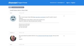 Autofill feature fails on Aliyun Mail — 1Password Forum