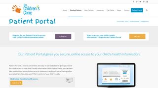 Patient Portal - The Children's Clinic - Pediatricians