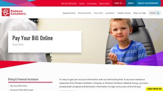 Pay Your Bill Online | Phoenix Children's Hospital