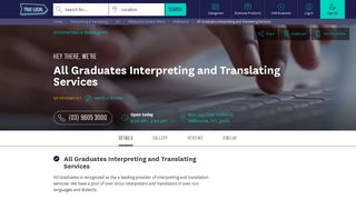 All Graduates Interpreting and Translating Services in Melbourne, VIC ...