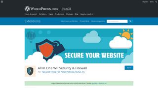 All In One WP Security & Firewall | WordPress.org
