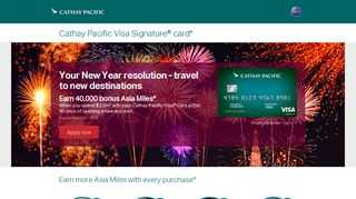 Cathay Pacific Visa Signature® card