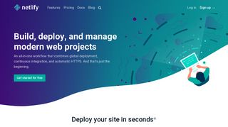 Netlify: All-in-one platform for automating modern web projects.