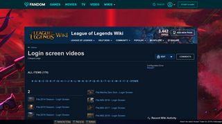 Category:Login screen videos | League of Legends Wiki | FANDOM ...