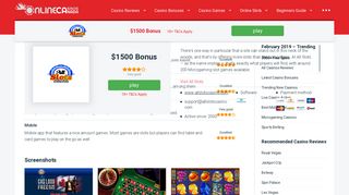 All Slots Casino Review ($1500 Welcome Bonus) - Online Casinos ...