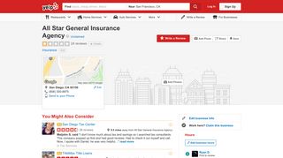 All Star General Insurance Agency - 24 Reviews - Insurance - San ...