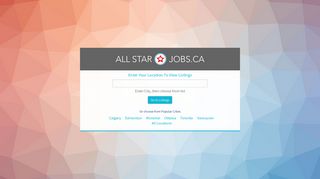 AllStarJobs.ca - Serving all Canadians and under-represented groups.