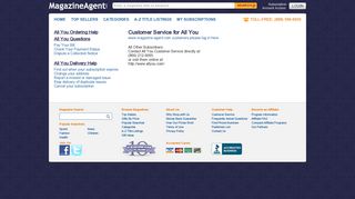 All You Magazine Customer Service | Magazine-Agent.com