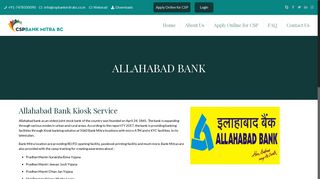 ALLAHABAD BANK – CSP Bank Mitrabc