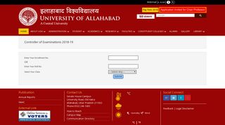 Download Admit Card - University of Allahabad