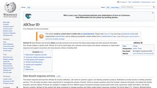 AllClear ID - Wikipedia