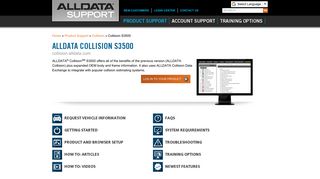 ALLDATA Collision S3500 - ALLDATA Support