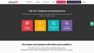 alldayPA: Telephone Answering Service | Call Answering Service ...