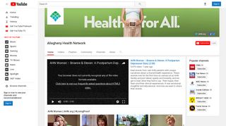 Allegheny Health Network - YouTube