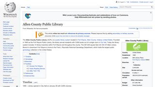 Allen County Public Library - Wikipedia