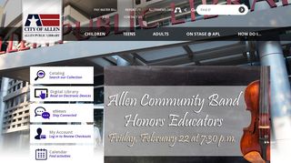 Library | Allen, TX - Official Website - City of Allen