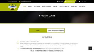 Login - TALLENTEX Online Registration Portal