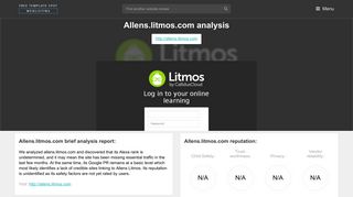 Allens Litmos. Litmos - Send list of domains