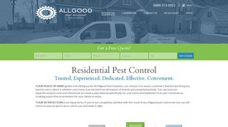Residential Pest Control - Allgood Pest Solutions