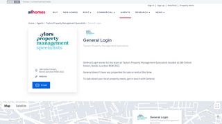 General Login - Taylors Property Management Specialists | Allhomes