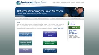 Scarborough Alliance Group Login - PlanMember