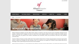 Group Classes - Alliance Française de Singapour