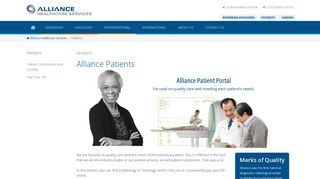Alliance Patient Portal | Alliance HealthCare Services