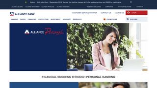 Alliance Personal | Alliance Bank Malaysia Berhad
