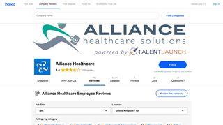 Working at Alliance Healthcare: 132 Reviews | Indeed.co.uk