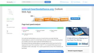 Access webmail.heartlandalliance.org. Outlook Web App