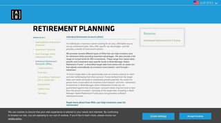 Retirement: Individual Retirement Accounts | AB - AllianceBernstein